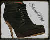 green saede boots