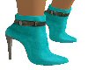 *F70 Blue Suede Boots