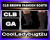 CLB BROWN FASHION BOOTS