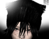 ! beanie black + hair
