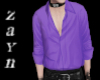 .:Z:. Purple tucked shrt