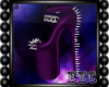 Dark Purple spike heels