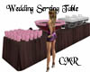 Wedding Serving Table