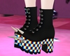 P! Glitch Chess Shoes