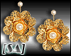 [SA]Gold Flower Earrings