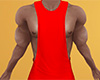 Red Muscle Tank Top (M)