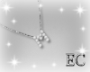 EC| M Necklace Silver