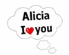 Alicia ILoveYou Thought