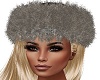 GREY FUR HAT