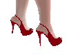 Red Peep Toe Slingbacks