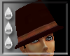 (I) Brown Tuxedo Hat