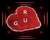 A~Heart Post Rug