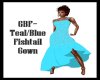 GBF~ Gown Teal