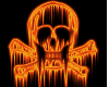 neon  skull