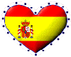 Spain Heart sticker