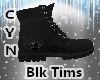 Blk Work Boots