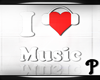 I Love Music Sticker 3
