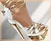 White/Gold Shoes