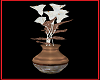 Brown Tan Flower vase