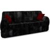 (H)red and black couch