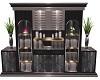 Wine Color Book Shelf