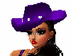 purple cowgirl hat