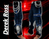 Dk Blue Skull Jeans