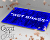 Blue Wet Grass Rug