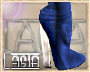 ~Leather Boots Blue