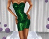 Lia Shining Green Dress