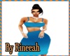 SUMMER GIRL AQUA DRESS