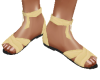 TF* Flat Yellow Sandals