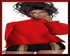 [LM]Sweater&Mini Blk/Red