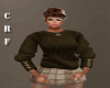 CRF*Brown Cuffed Sweater