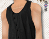 |dom|Black Buttoned Tank