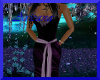 Purple gown w/belt