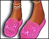 granny slippers pink