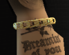 gold bracelette