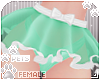 [Pets] Skirt | Aqua/W