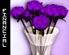 Purple Roses Vase