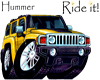 Hummer with text Ride it