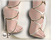 Hermia Golden Sandals