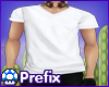 Prefix|Plain White Tee