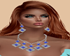 Saphire Necklace/earring