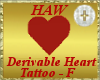 Derivable Heart Tattoo F