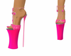 high heels pink plateau