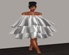 ~SL~ Silver Draped Dress