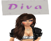 Diva Head Sign