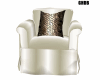 GHDB Gold/ White Chair