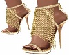 Gold Chained Shoes